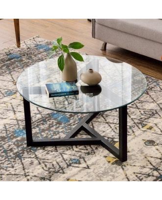 Coffee Table, Black, 80cm - HACHM7003