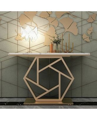 كونسول مع مرايا 120سم - ذهبي - HACME04