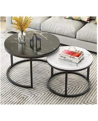 ترابيزة قهوة قطعتين - اسود - hacme22