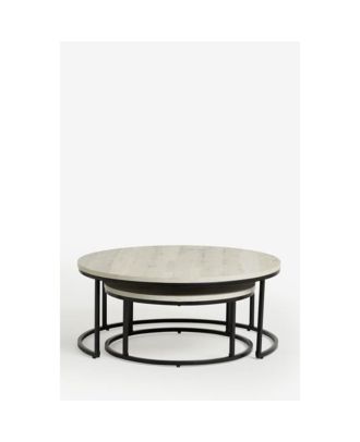 Coffee table set, Black*White - Hin.204