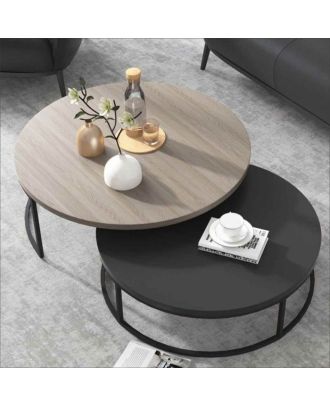Coffee table set, Black - HIN.210