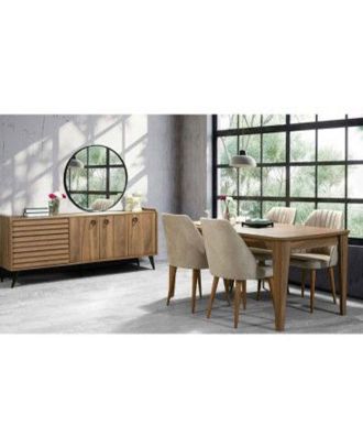 سفره 6 قطع - بني*بيج - ho054