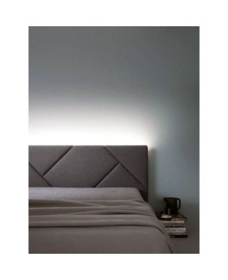 سرير  120سم - رمادي HO15