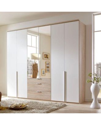 دولاب 240سم - ابيض*بيج - ho77