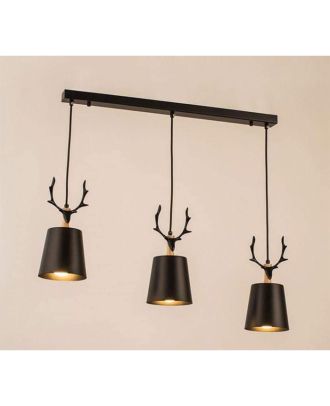 Ceiling lamp 100*60 cm - black