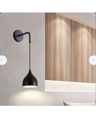 Wall lamp 15*15 cm - black