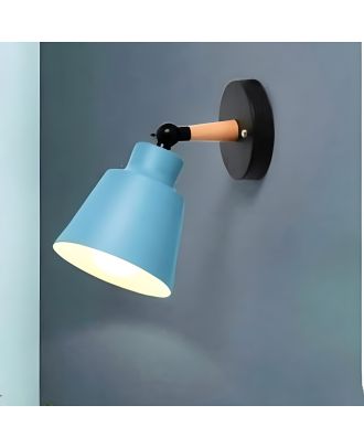 Wall lamp light blue/black - LSQ56