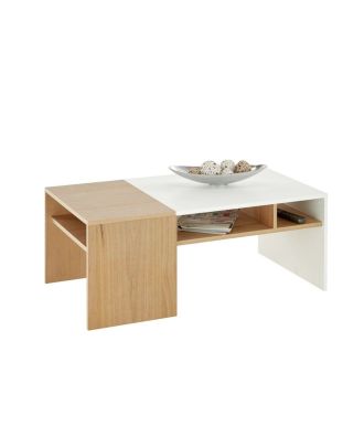 Coffee Table, Wooden/White - lt004