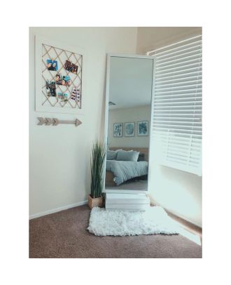 Standing Mirror, white  - M24