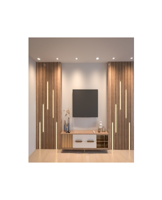 TV unit, Beige*White - MAP 19