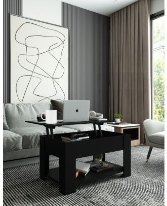 Mechanism coffee table, Black - MINI84ES