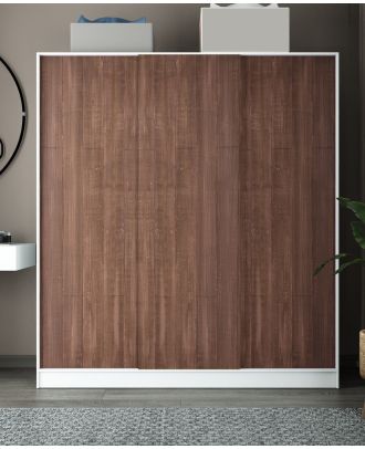 Wardrobe, White*Brown - miniW244BR