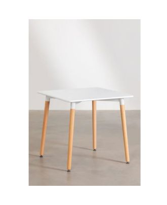 Coffee table, Metal frame, White - NDi24