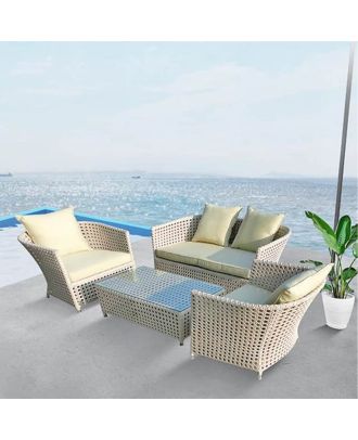 Outdoor set - sofa, 2 chairs and table - SH177