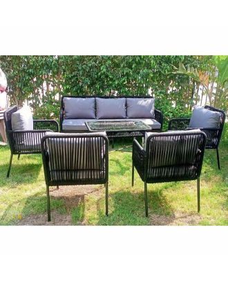 Outdoor set - sofa, 4 chairs and table - SH183