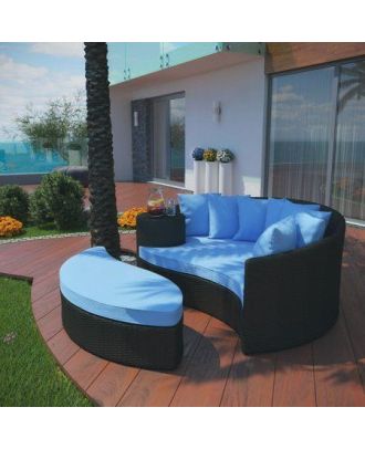 Outdoor shezlong Black R60