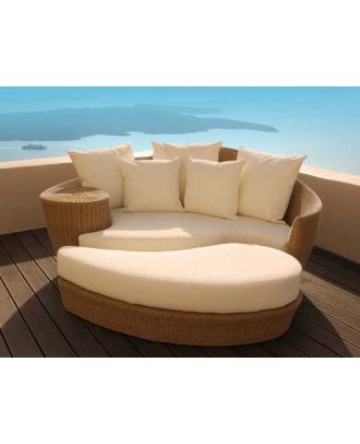 Outdoor shezlong Beige R62