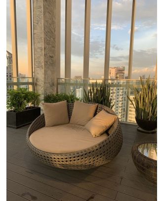 Outdoor Sofa Beige R64