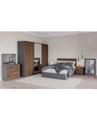 غرفة نوم 5 قطع بني - RA-MR12