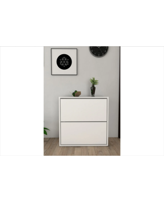 Shoe Rack, White - RA-S14