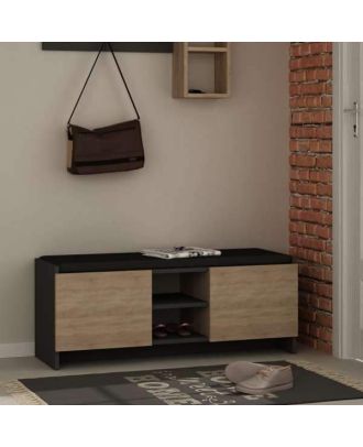 Shoe Rack Banquette, Brown*Black -  RA-SI14