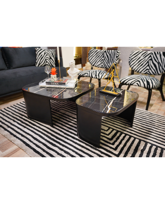 Rival coffee tables set, two pieces, art-188