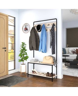 Shoe rack, Metal, Black*White - S115