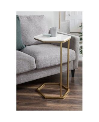 Side table, 50x40cm, Golden - S13