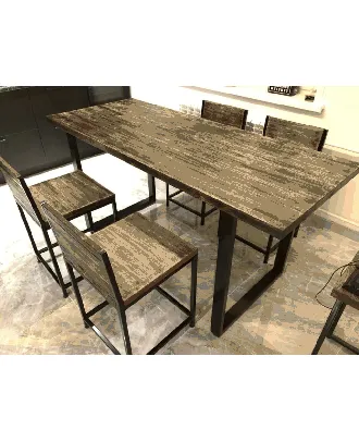 Dining table, Brown*Black - S132