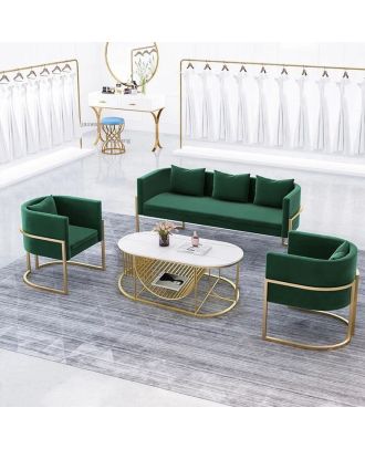 Outdoor set 4pieces, Green*Golden - S135