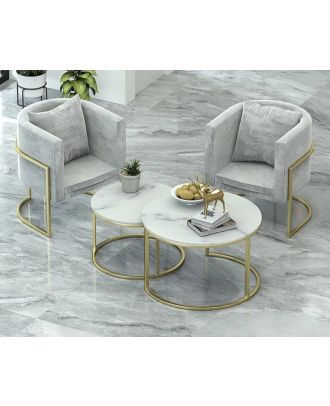 Outdoor set, 4pieces, golden - S143