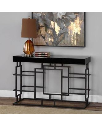 Consol, 100x30x90cm, Black - S2