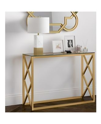 Consol, 90x30x100cm, Golden - S25
