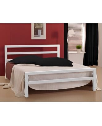 Bed, 90x150x200x195cm, White - S3