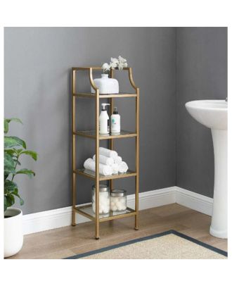 Bathroom storage unit, 150x40x40cm, Golden - S34