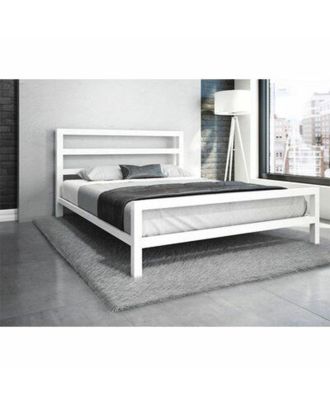 Bed, 90x160x200x160cm, White - S36
