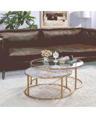 Coffee table set, two pieces - S41