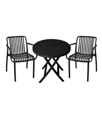 Outdoor furniture set, 4 Chairs and Table - S 12