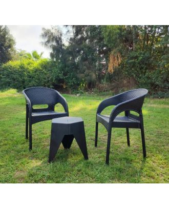 Outdoor furniture set, 2 Chairs and Table - S 15