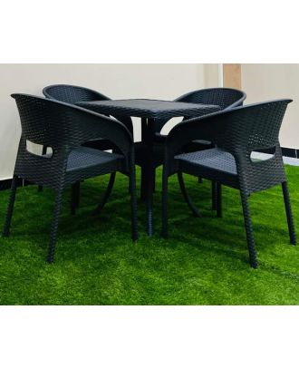 Outdoor furniture set, 4 Chairs and Table - S 17