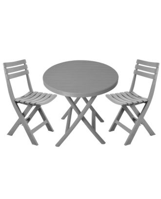 Beach Set, 2 Chairs and Table - S 2