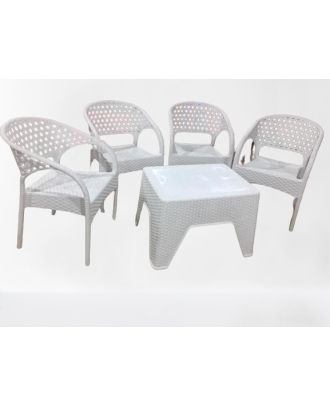 Outdoor furniture set, 4 Chairs and Table - S 20