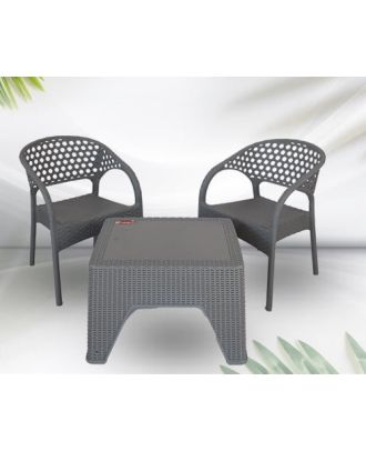 Outdoor furniture set, 2 Chairs and Table - S 21