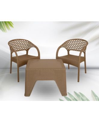 Outdoor furniture set, 2 Chairs and Table - S 23