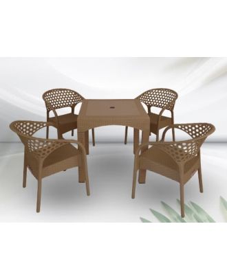 Outdoor furniture set, 4 Chairs and Table - S 25