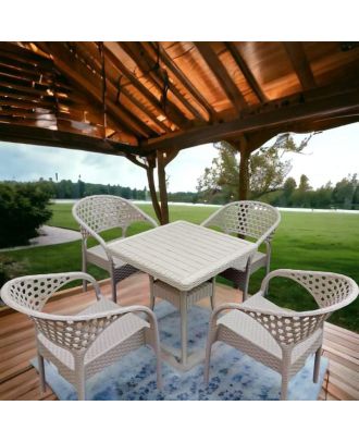 Outdoor furniture set, 4 Chairs and Table - S 26