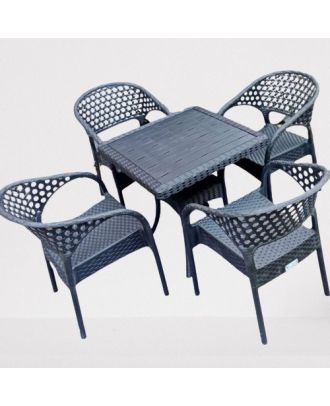Outdoor furniture set, 4 Chairs and Table - S 27