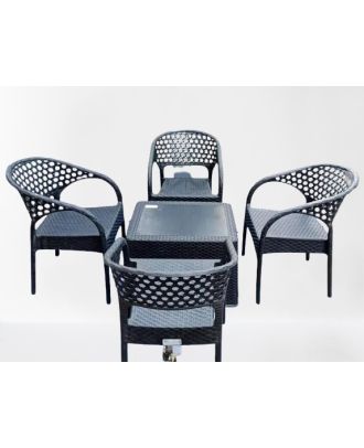 Outdoor furniture set, 4 Chairs and Table - S 28