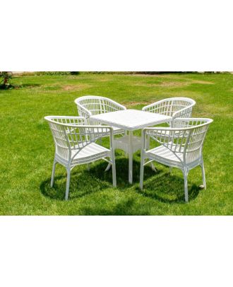 Outdoor furniture set, 4 Chairs and Table - S 30