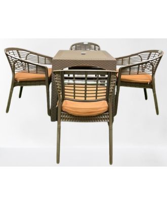 Outdoor furniture set, 4 Chairs and Table - S 31